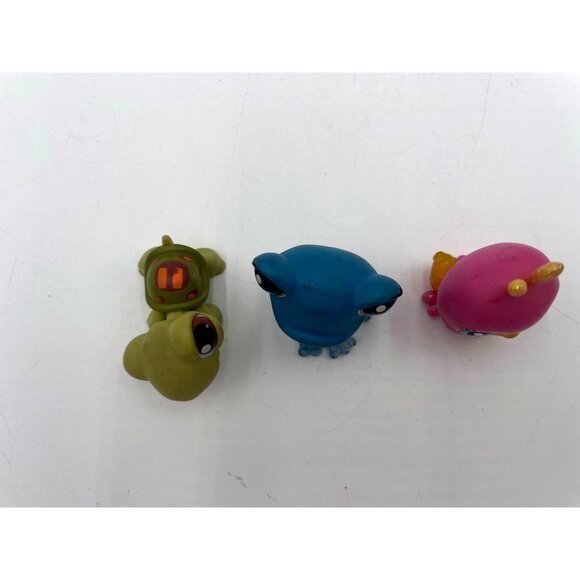 Set Of 3 Littlest Pet Shop Figures Turtle Frog Bug LPS - Picture 2 of 4